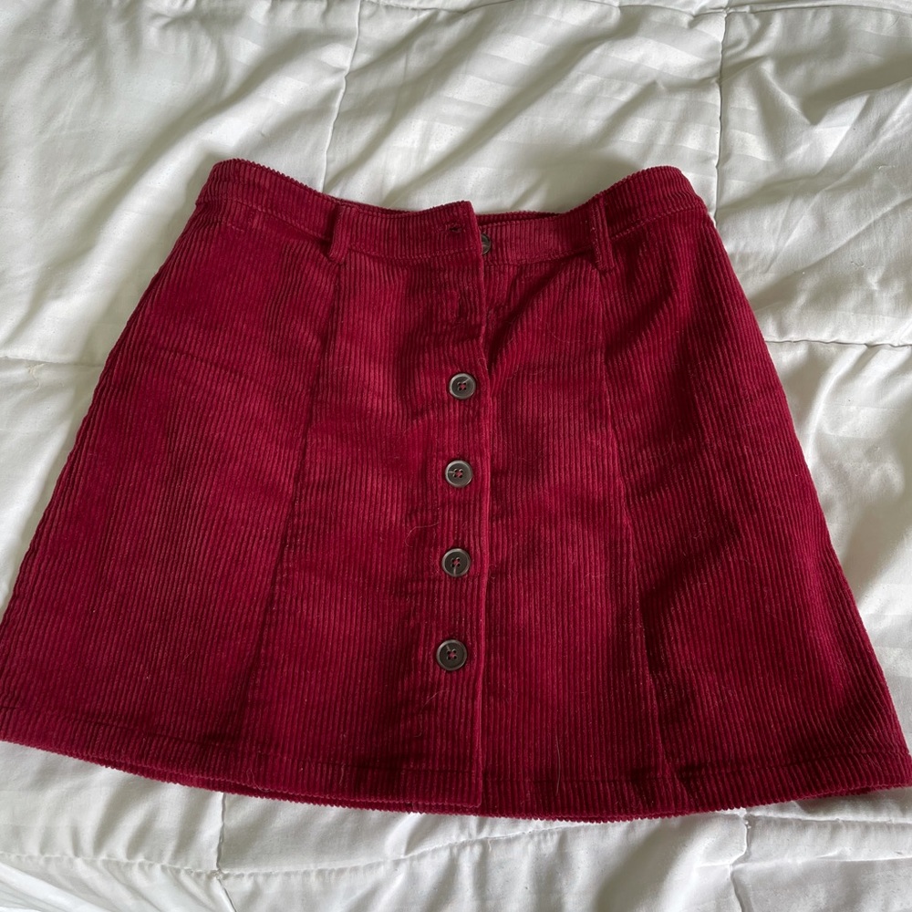 forever 21 corduroy skirt